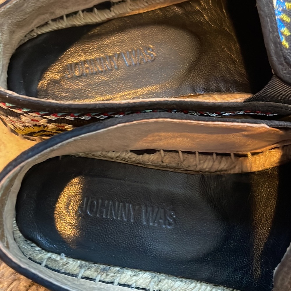 Johnny Was Embroidered Platform Espadrilles - Picture 6 of 10